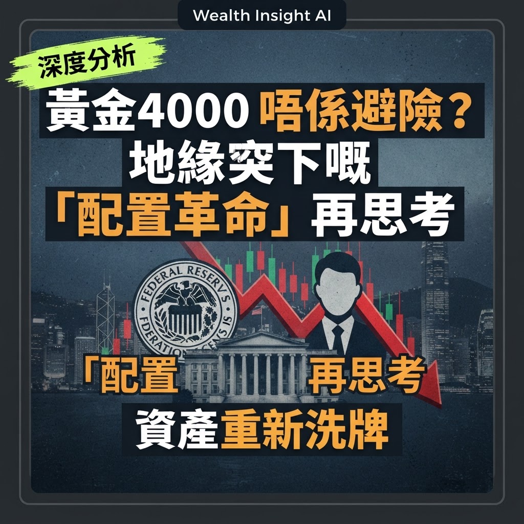黃金4000唔係避險?地緣衝突下嘅「配置革命」再思考