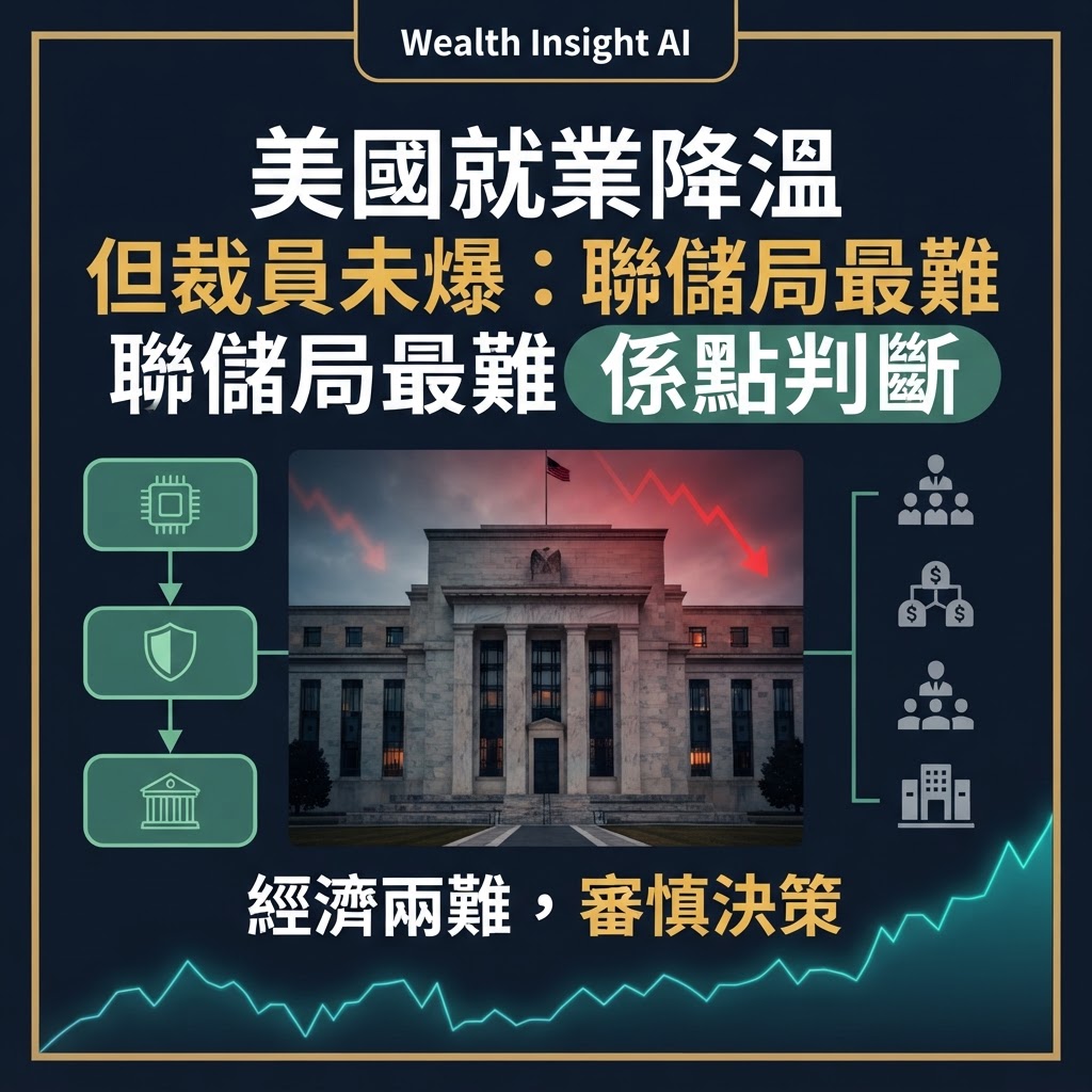 美國就業降溫但裁員未爆:聯儲局最難係點判斷