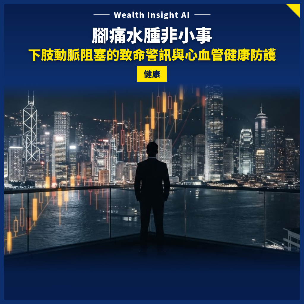 腳痛水腫非小事:下肢動脈阻塞的致命警訊與心血管健康防護
