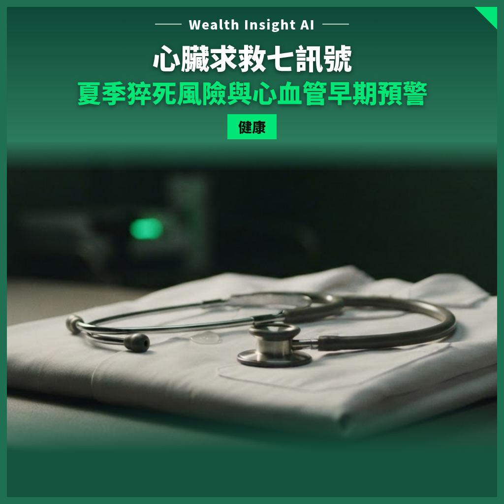 心臟求救七訊號:夏季猝死風險與心血管早期預警