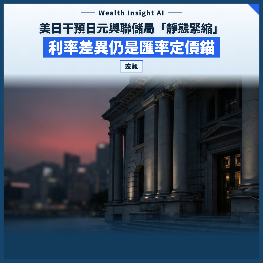 美日干預日元與聯儲局「靜態緊縮」：利率差異仍是匯率定價錨