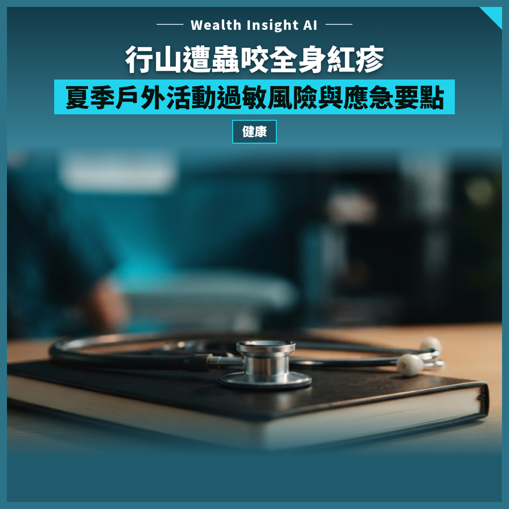 行山遭蟲咬全身紅疹?夏季戶外活動過敏風險與應急要點