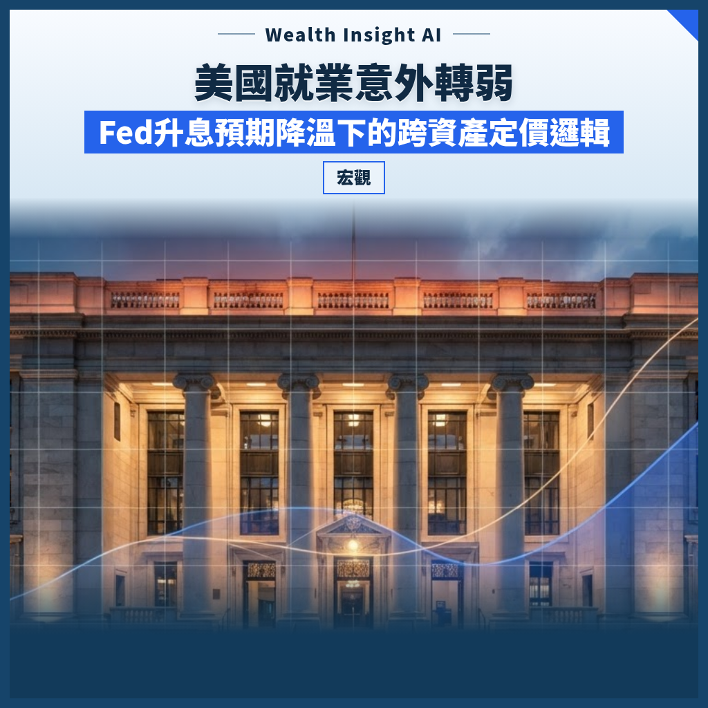 美國就業意外轉弱:Fed升息預期降溫下的跨資產定價邏輯