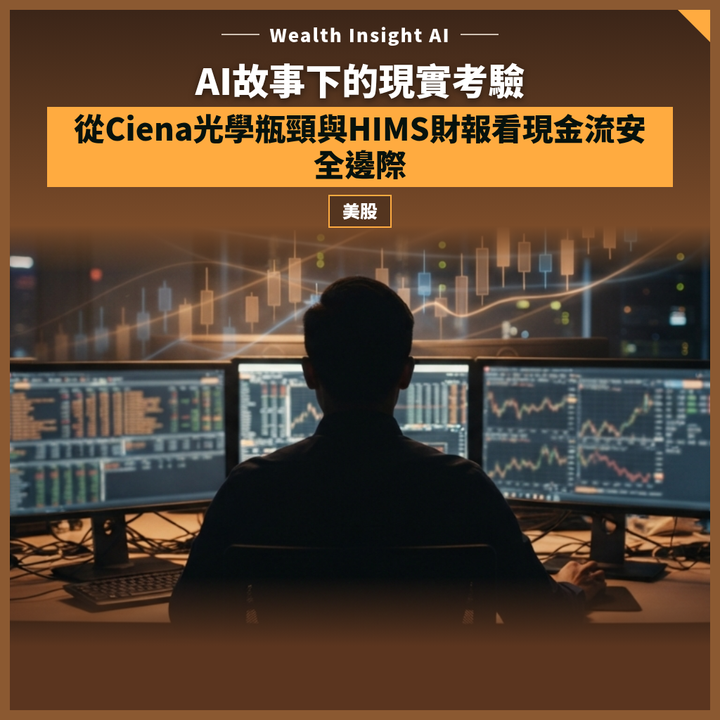 AI故事下的現實考驗:從Ciena光學瓶頸與HIMS財報看現金流安全邊際