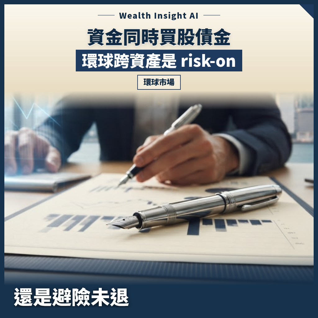 資金同時買股債金：環球跨資產是 risk-on，還是避險未退？