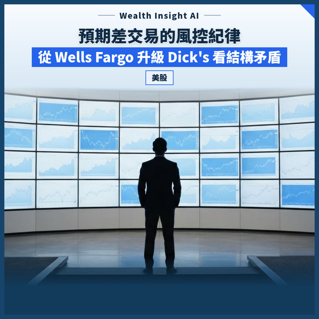 預期差交易的風控紀律：從 Wells Fargo 升級 Dick's 看結構矛盾