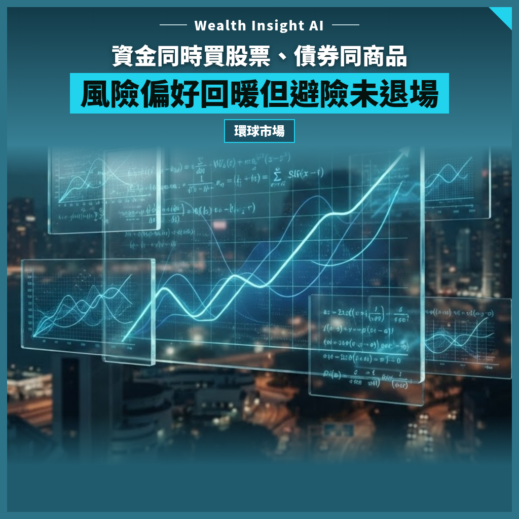 資金同時買股票、債券同商品：風險偏好回暖但避險未退場