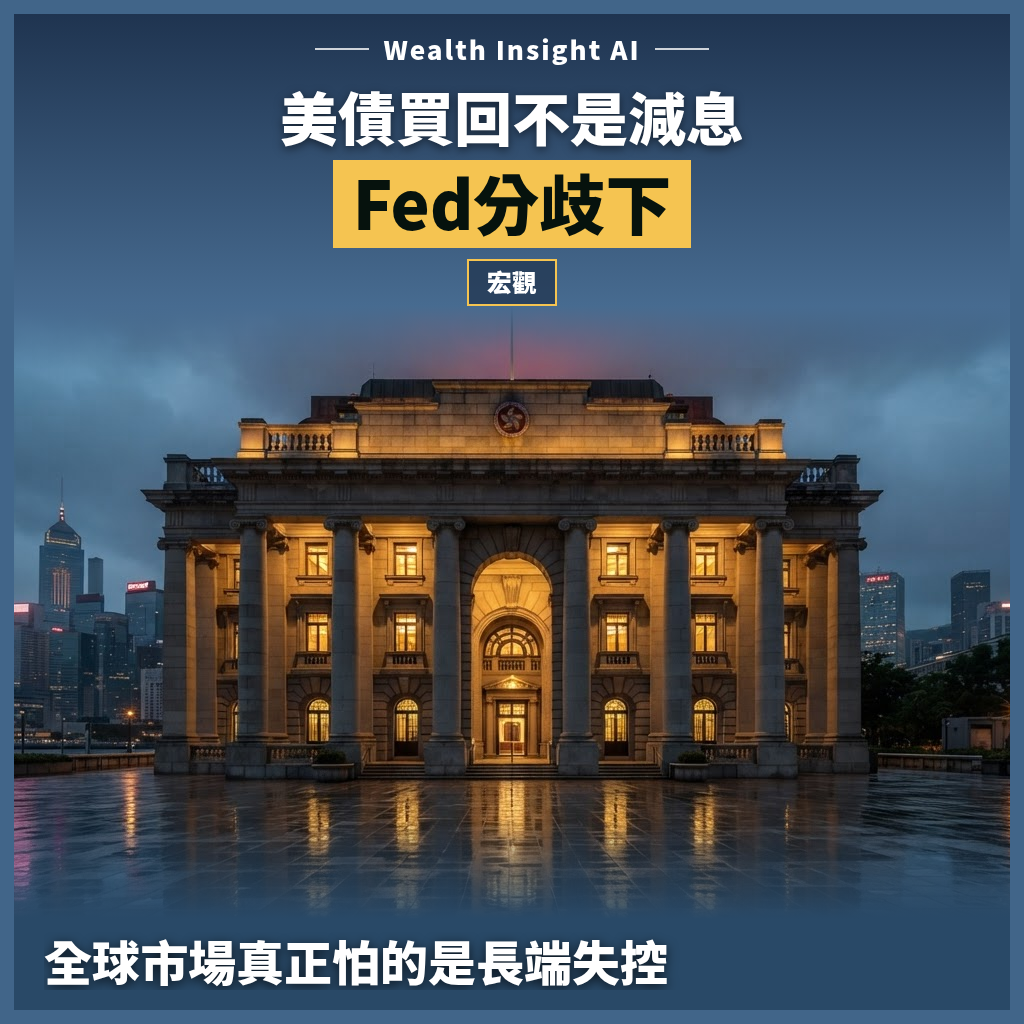 美債買回不是減息：Fed分歧下，全球市場真正怕的是長端失控