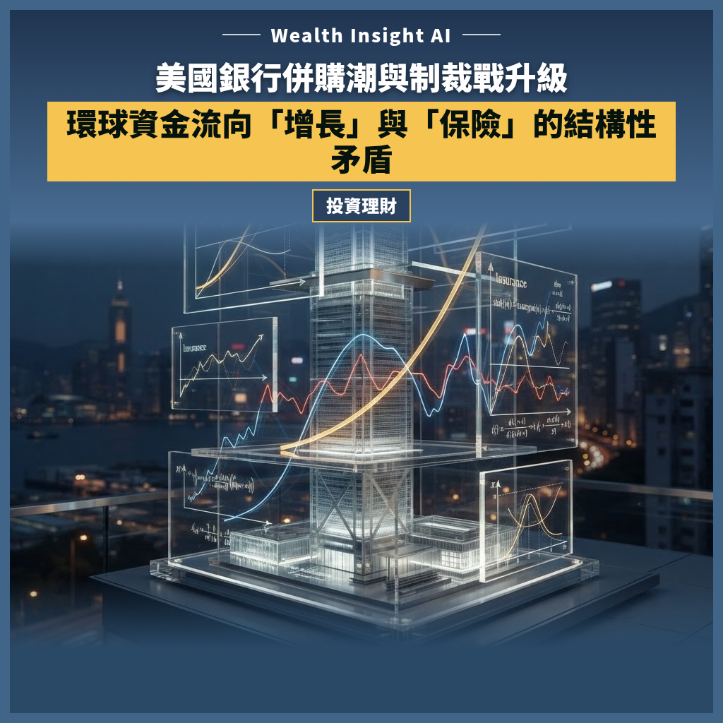 美國銀行併購潮與制裁戰升級:環球資金流向「增長」與「保險」的結構性矛盾