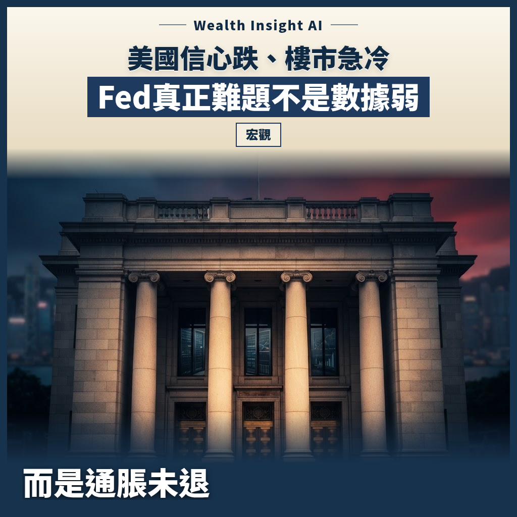 美國信心跌、樓市急冷:Fed真正難題不是數據弱,而是通脹未退