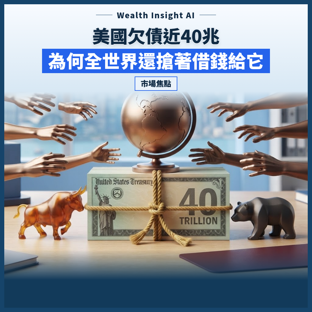 美國欠債近40兆，為何全世界還搶著借錢給它？